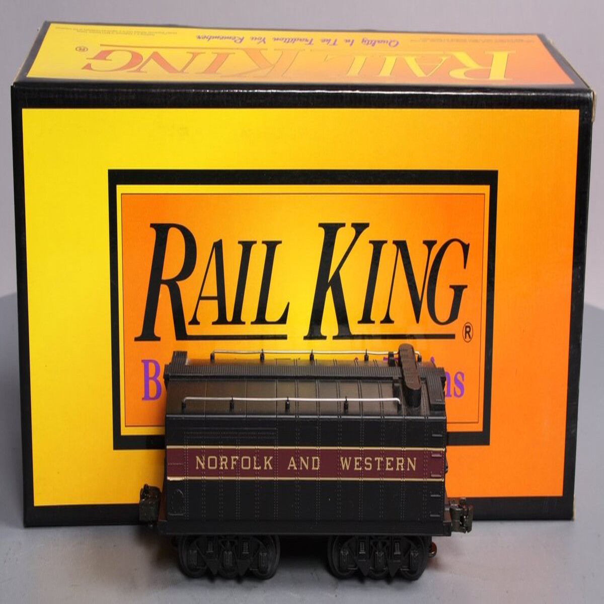 MTH 30-1117 O Gauge Norfolk & Western Non-Powered Auxiliary Tender LN/Box