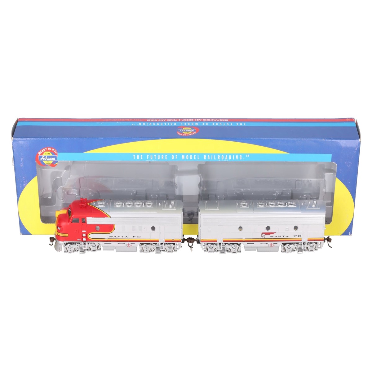 Athearn 8021 HO Santa Fe F7A-F7B Diesel Locomotive Set #39 & #332 LN/Box