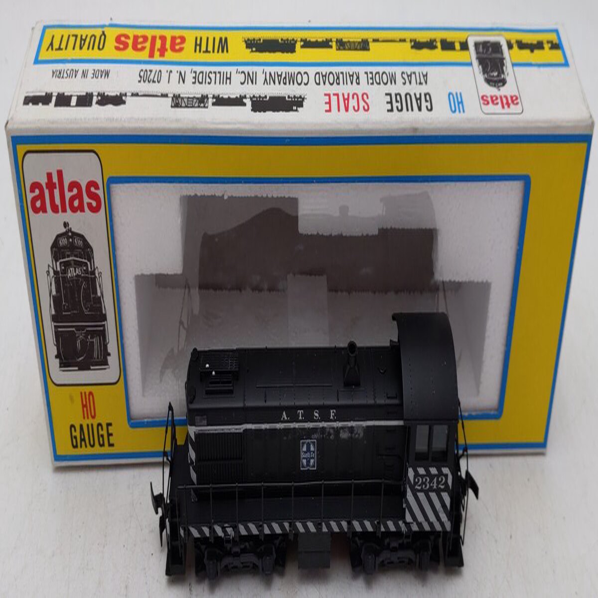 Atlas 8080 HO Scale ATSF S-2 Diesel Locomotive #2342 EX/Box