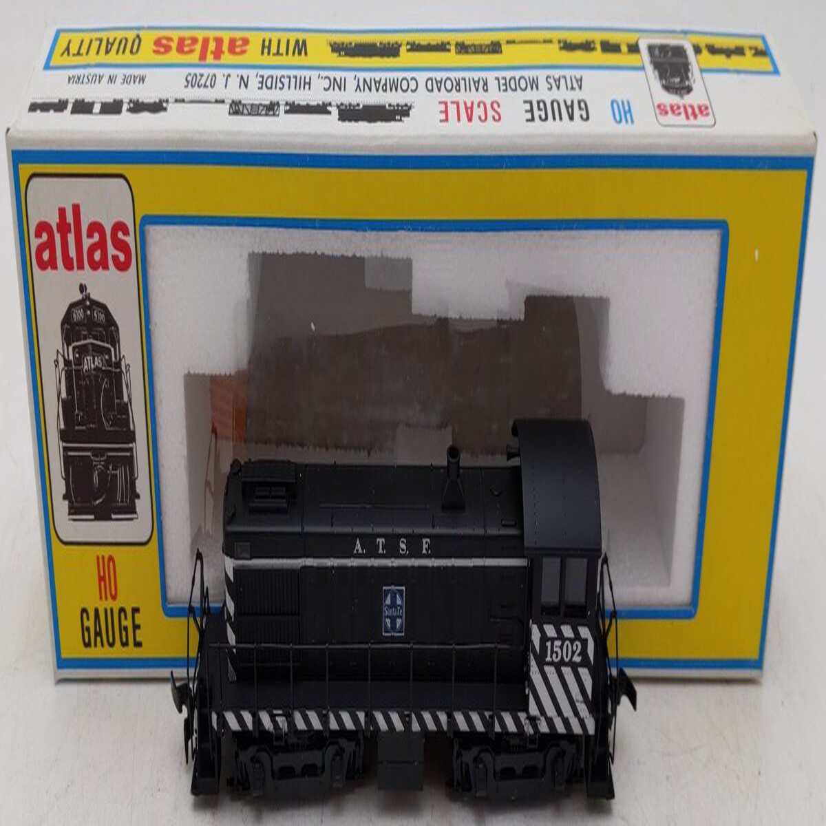 Atlas 8289 HO Scale Santa Fe S-4 Diesel Locomotive #1502 EX/Box
