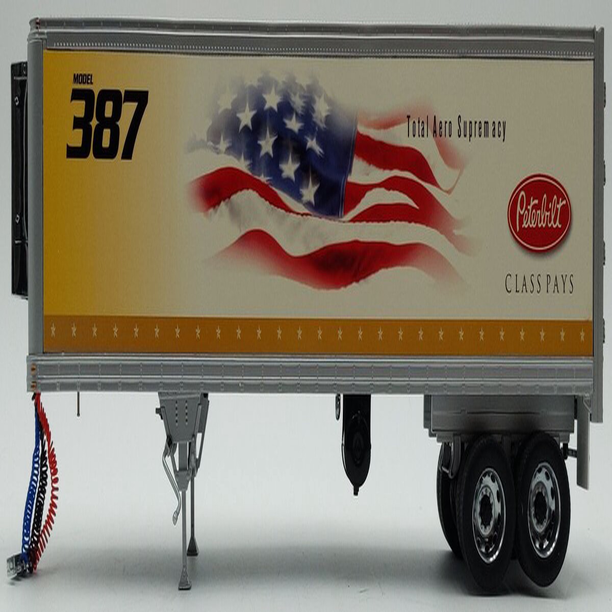Franklin Mint 387 1:32 Scale Diecast Peterbilt 387 Semi Tractor Trailer NEW
