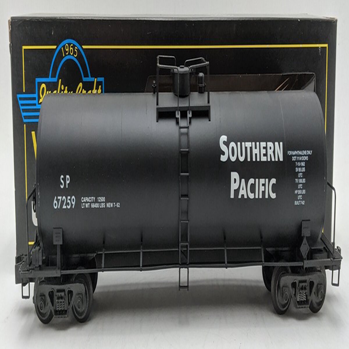 Weaver U4512LD O Scale Southern Pacific 50' Tank Car #67259 LN/Box