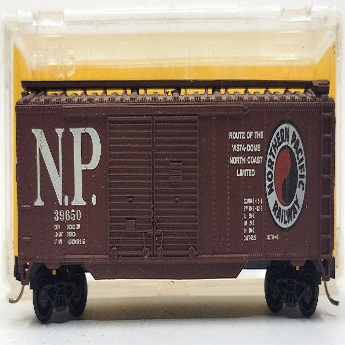 Atlas 3609 N Northern Pacific 50' Double Door Boxcar #39650 LN/Box