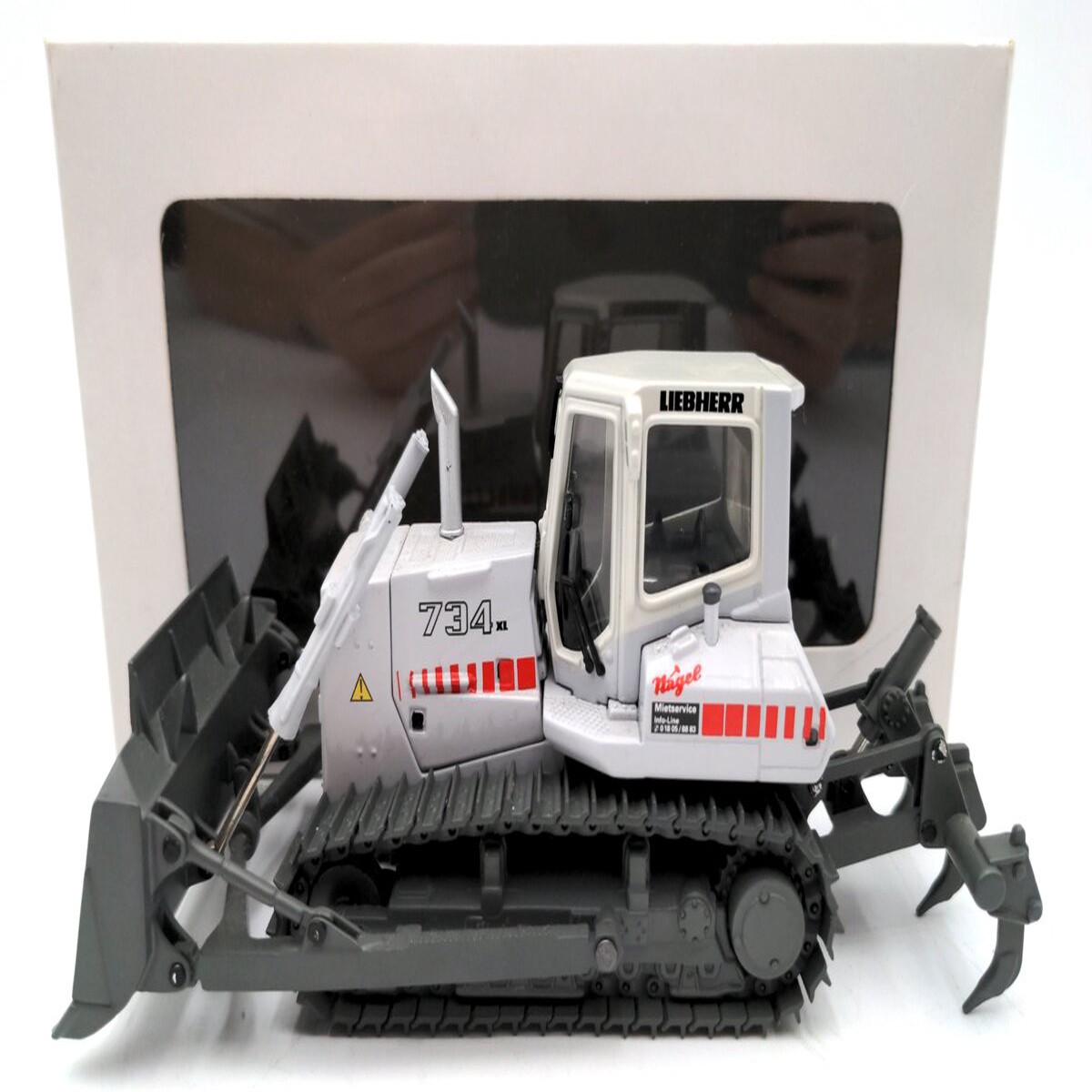 Brami Modell 1:50 Scale Diecast Liebherr 734 XL Dozer - Nagel EX/Box