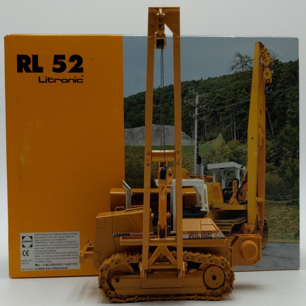 Conrad 2807 1:50 Scale Diecast Litronic RL 52 The Pipelayer NIB