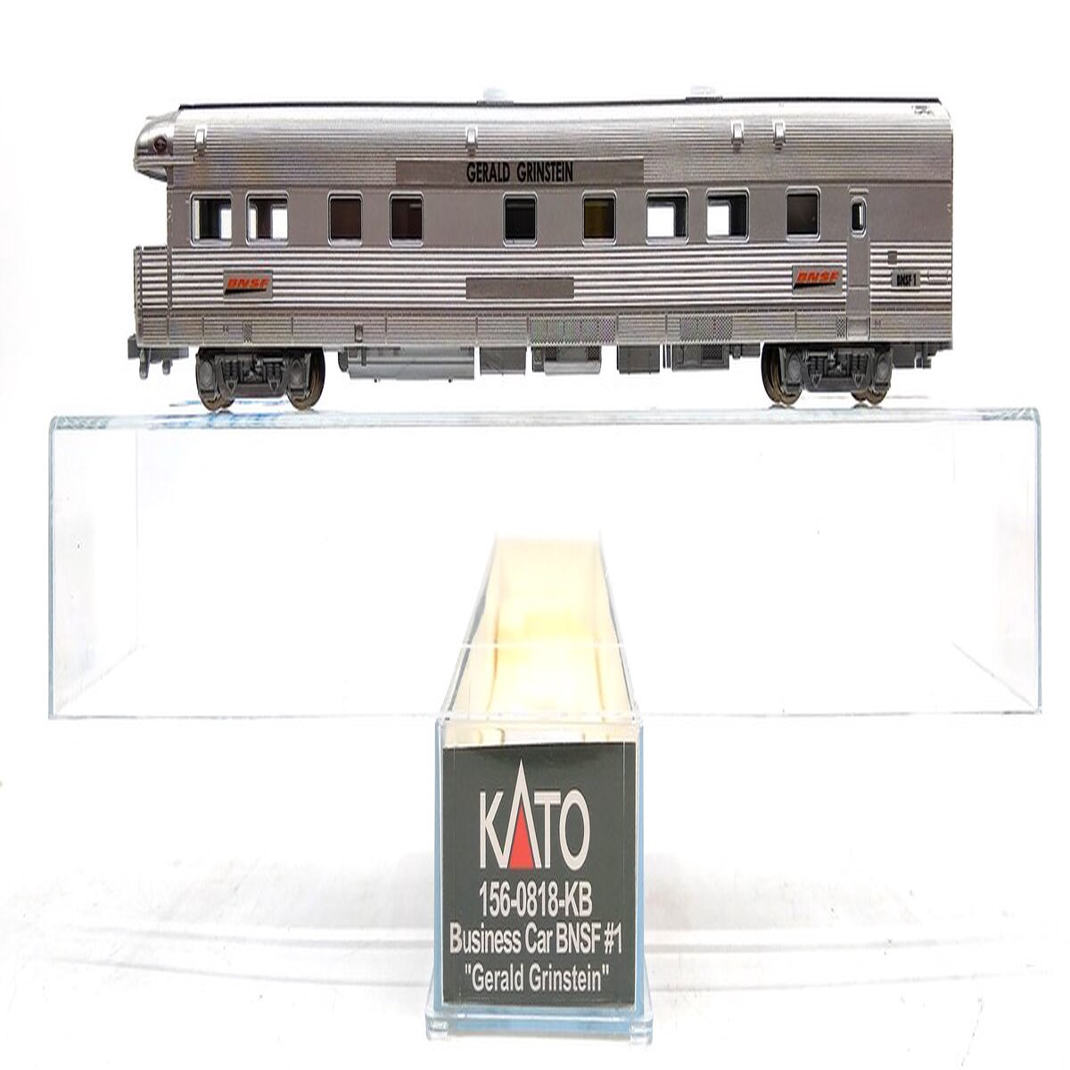 Kato 156-0818-KB N Scale BNSF "Gerald Grinstein" Business Car #1 LN/Box