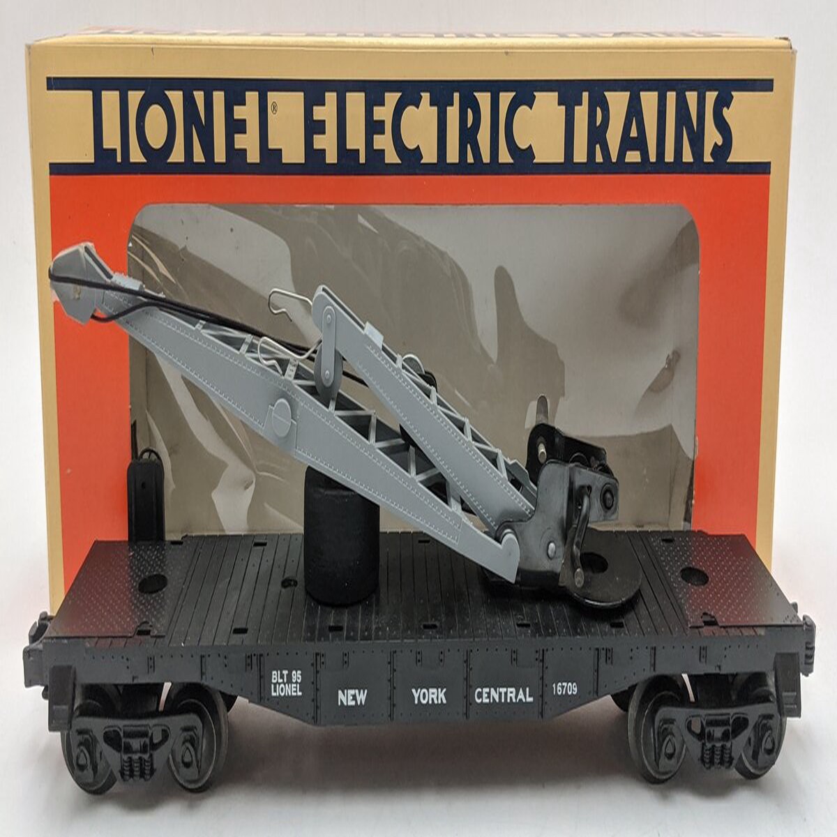 Lionel 6-16709 O Gauge New York Central Derrick Car EX/Box