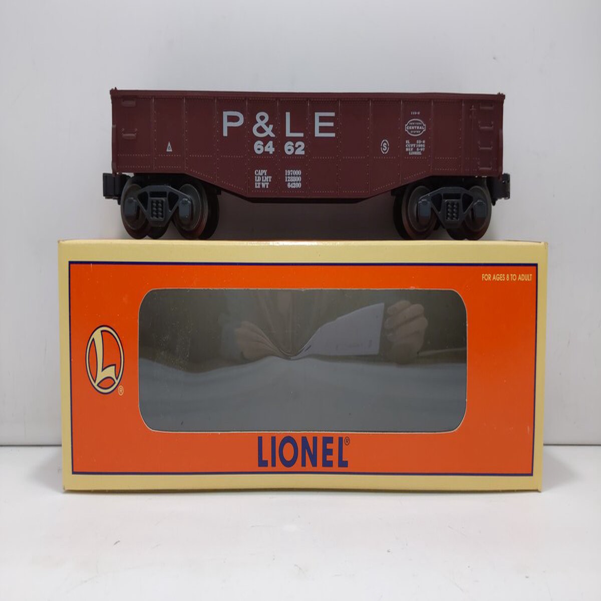 Lionel 6-16972 O Gauge Pittsburgh & Lake Erie Gondola #6462 LN/Box
