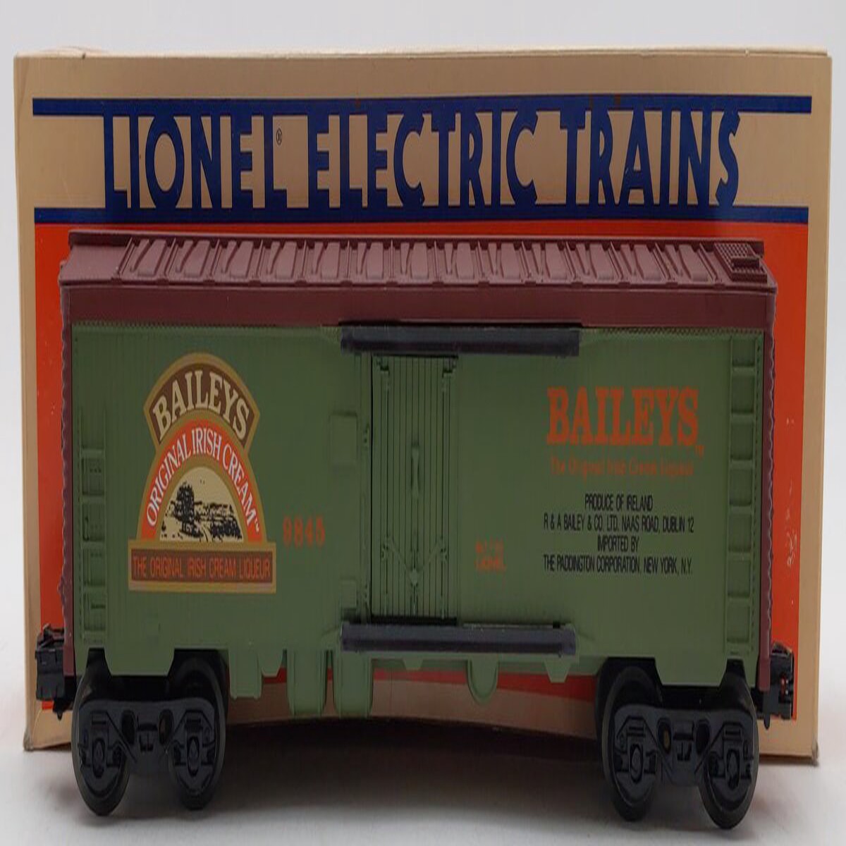 Lionel 6-9845 O Gauge Baileys Irish Cream Billboard Reefer Car #9845 LN/Box