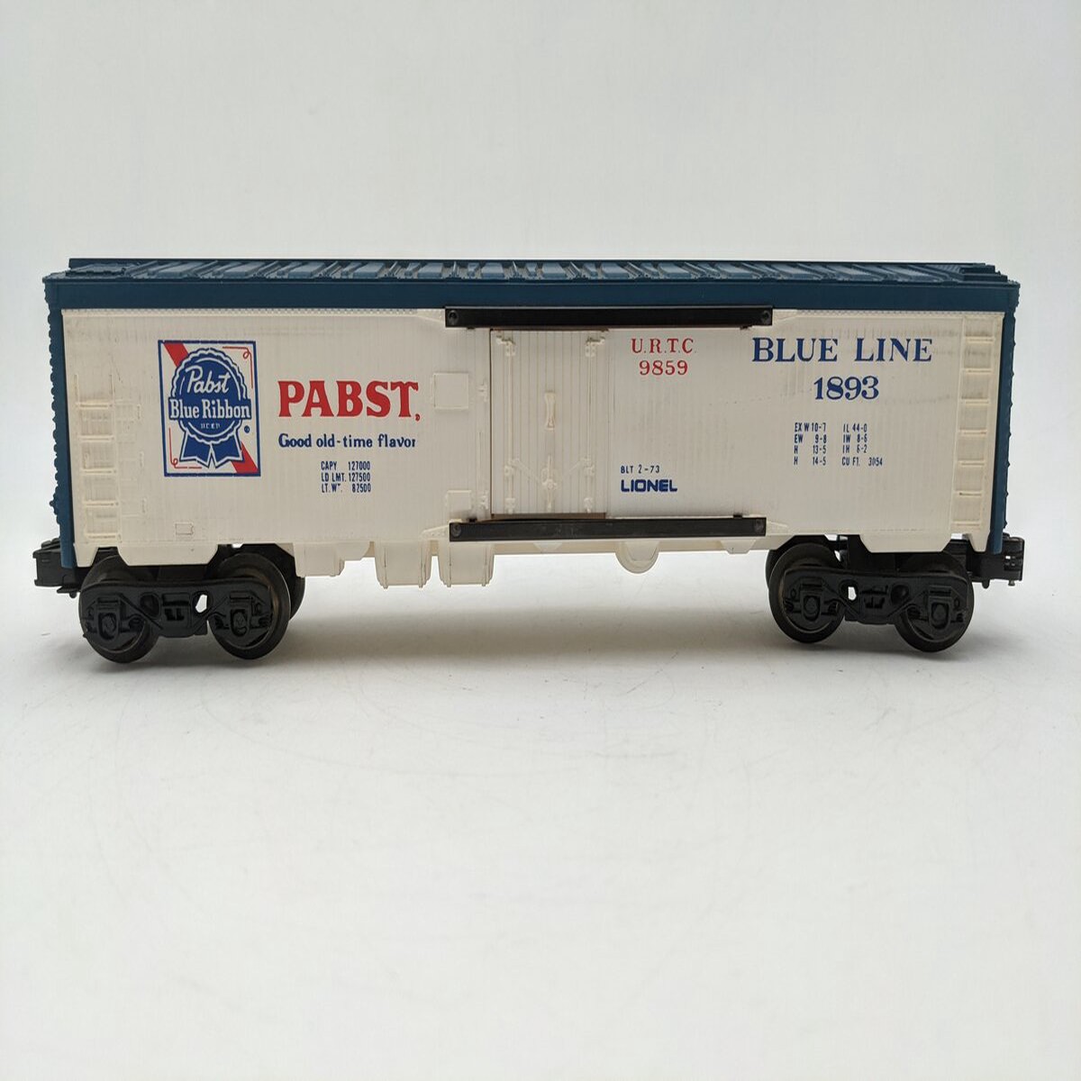 Lionel 6-9859 O Gauge Pabst Blue Ribbon Reefer #9859 EX