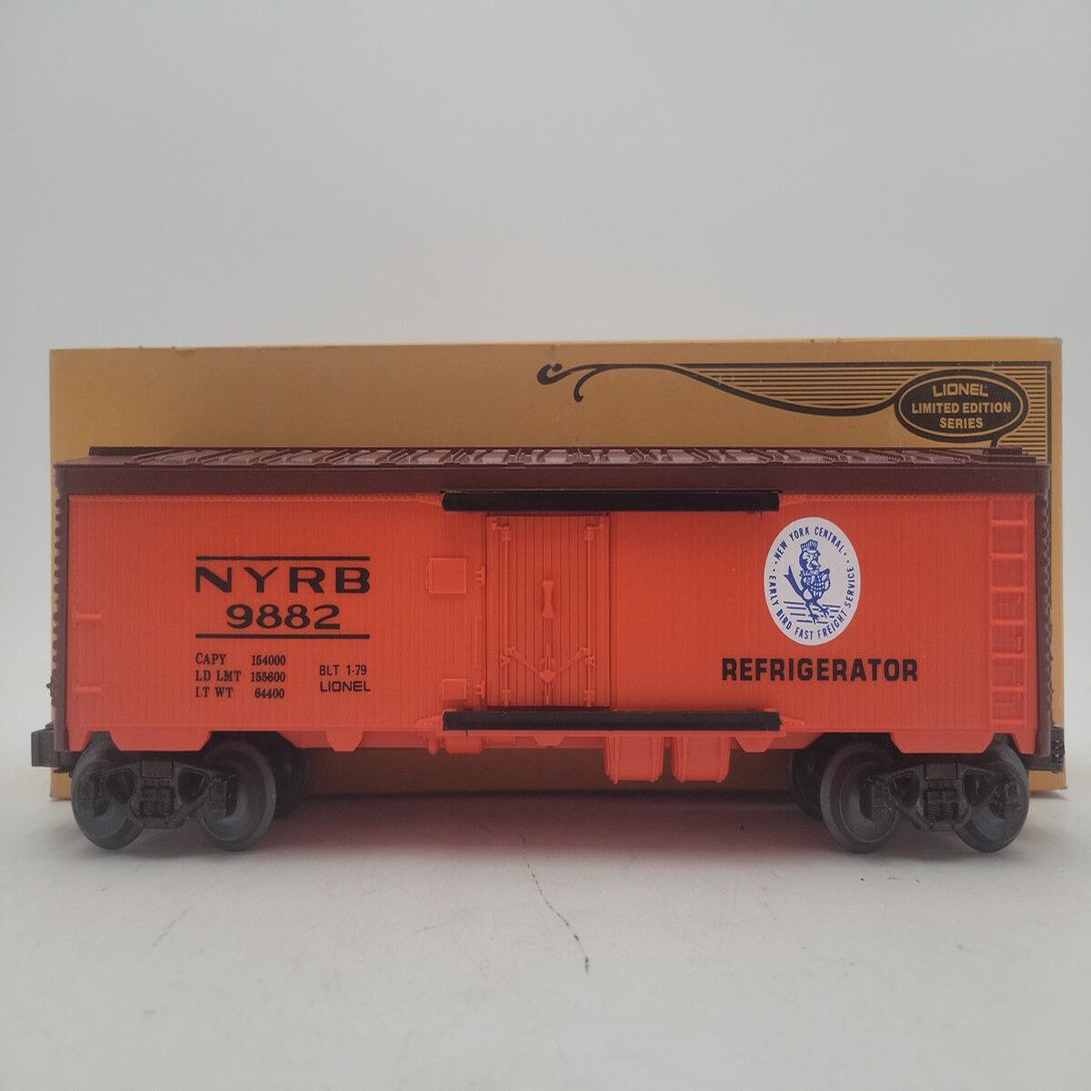 Lionel 6-9882 O Gauge New York Central Refrigerator Car VG/Box