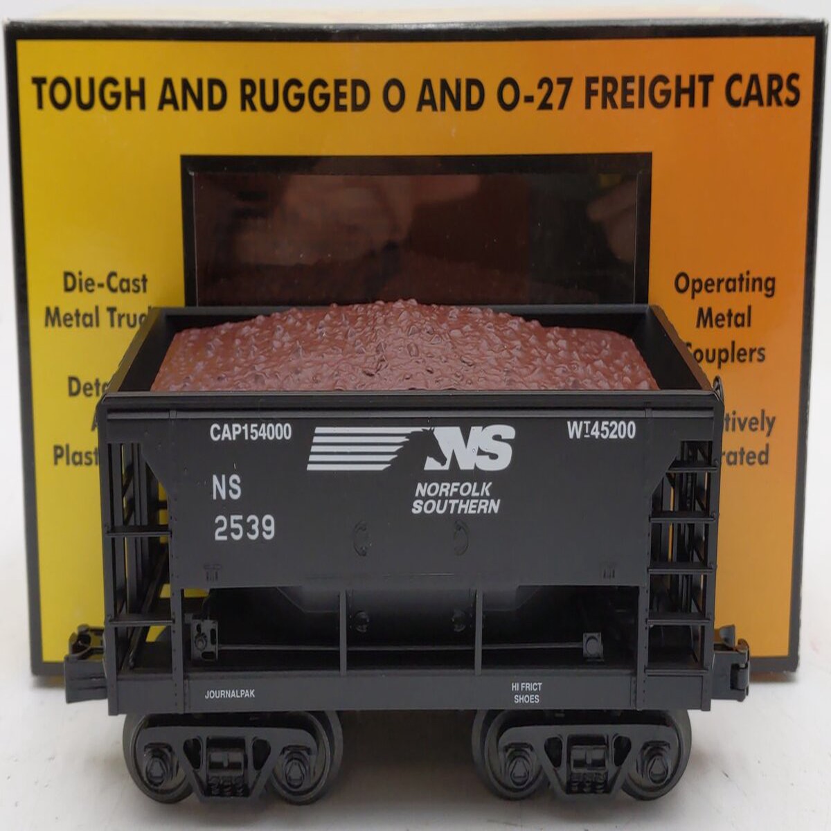 MTH 30-75372 O Gauge Norfolk Southern Ore Car w/Ore Load #2539 LN/Box