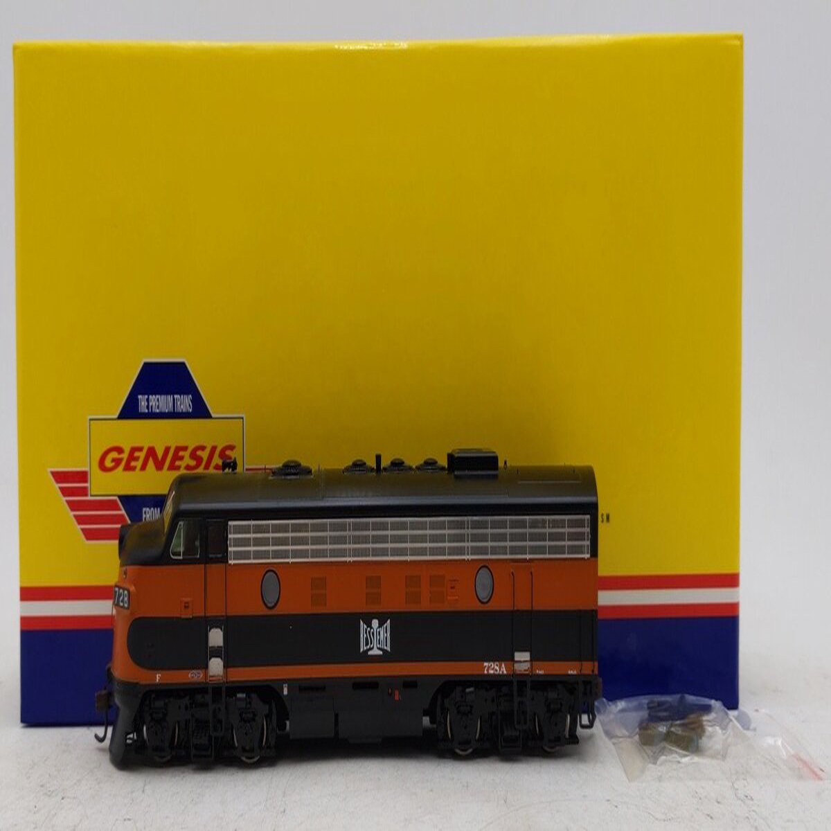 Athearn G1023 HO Bessemer F-7APhase 2 Freight Diesel Locomotive #728A EX/Box