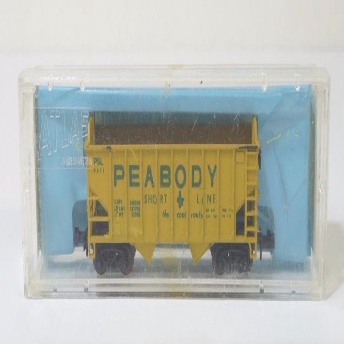 Atlas 2244 N Scale Peabody Short Line Open Hopper #6671 LN/Box