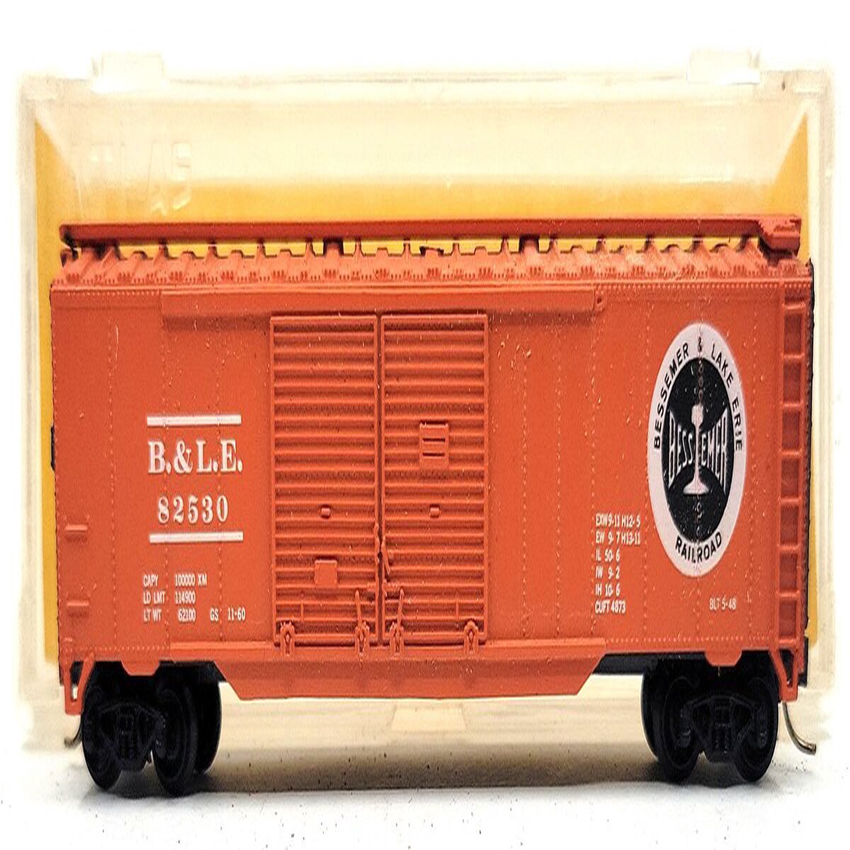 Atlas 3607 N Bessemer & Lake Erie Double Door Box #82530 LN/Box