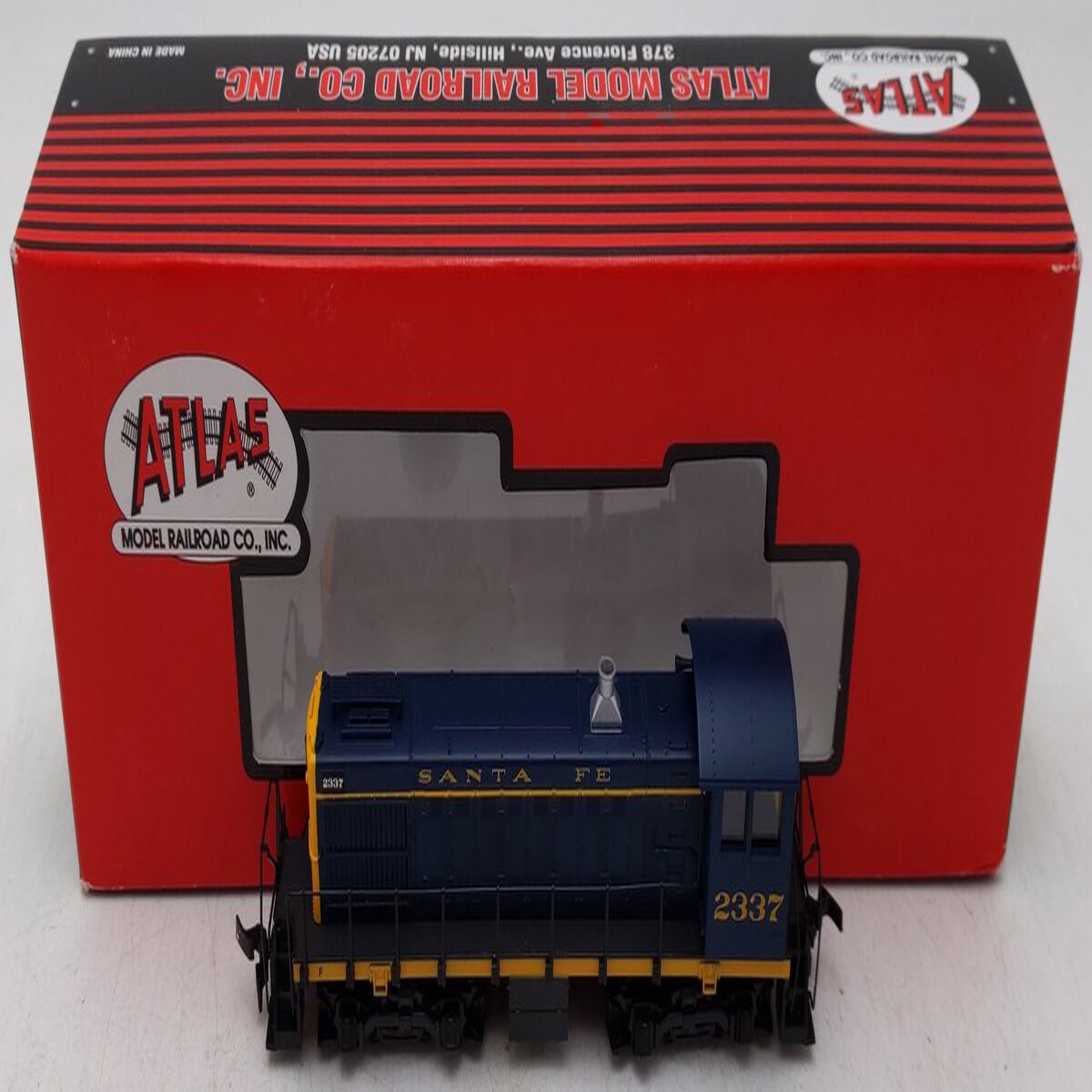 Atlas 8701 HO Scale Santa Fe No. 2337 Alco S-2 Powered Diesel Locomotive #2337 EX/Box