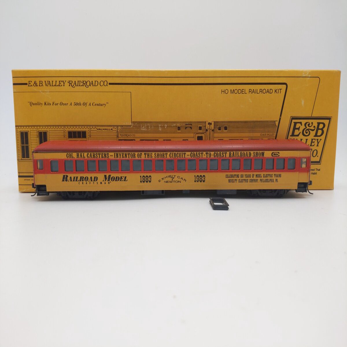 E&B Valley 205-0707 HO Carstens #7 Newton Special Limited Run Building Kit EX/Box