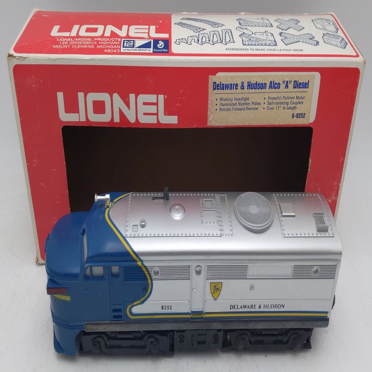 Lionel 6-8252 O Delaware & Hudson Alco A Diesel Locomotive EX/Box