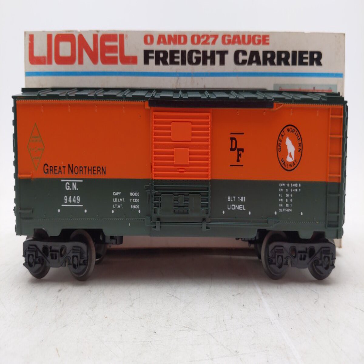 Lionel 6-9449 O Gauge Great Northern Boxcar LN/Box