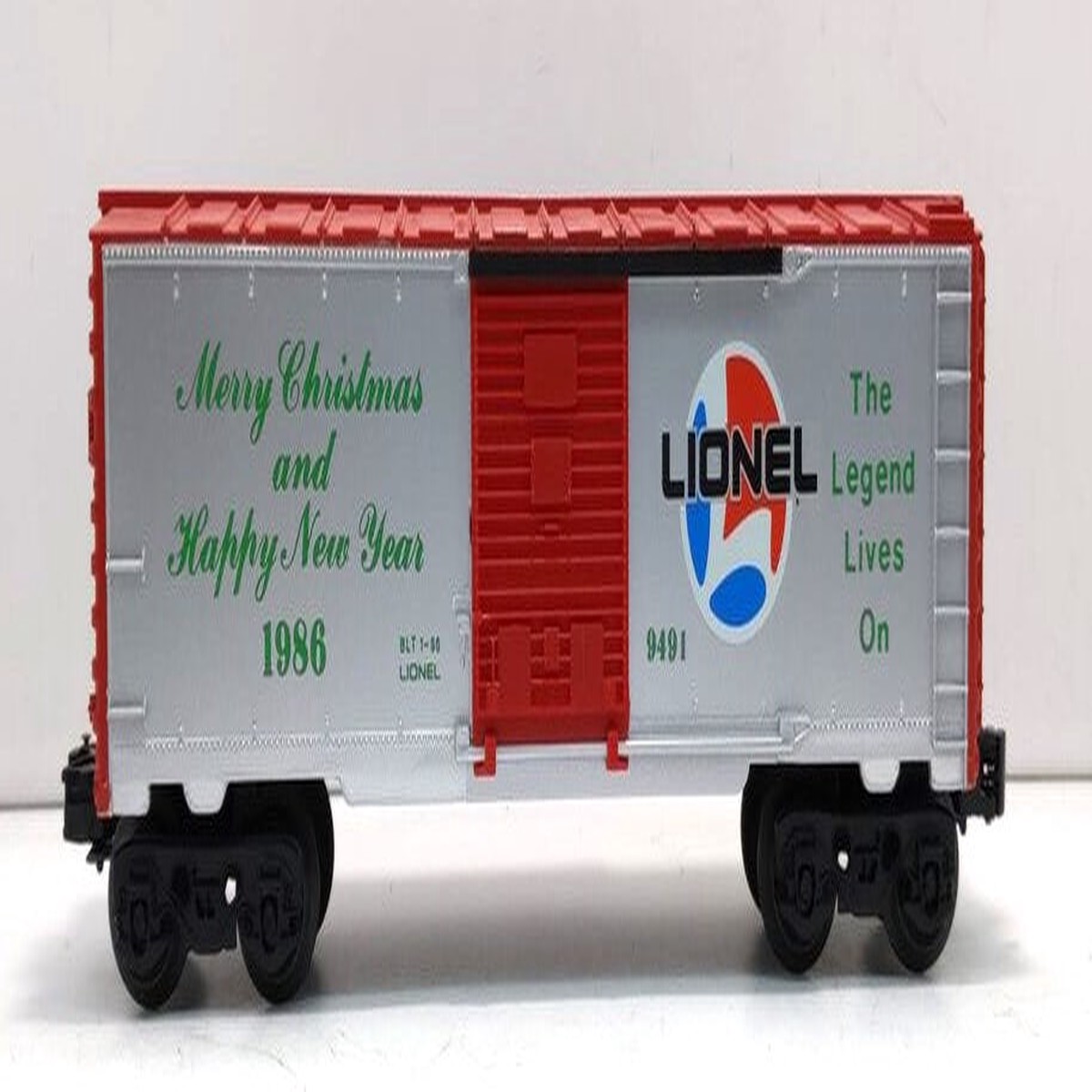 Lionel 6-9491 O Gauge 1986 Christmas Boxcar LN
