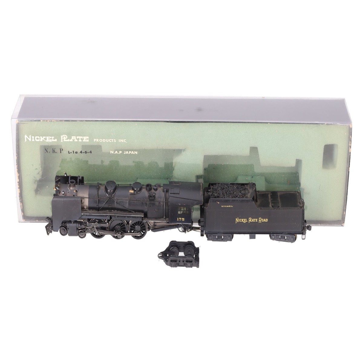 Nickel Plate Products HO Scale BRASS L-1a 4-6-4 Steam Loco & Tender EX/Box