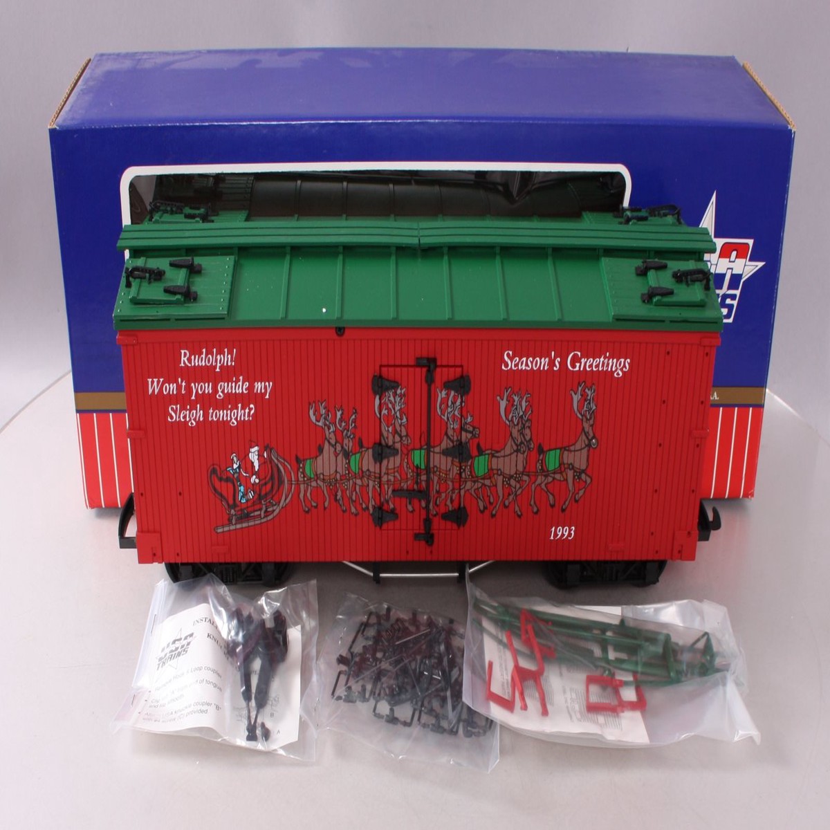 USA Trains 13011 G 1993 Christmas Reefer LN/Box
