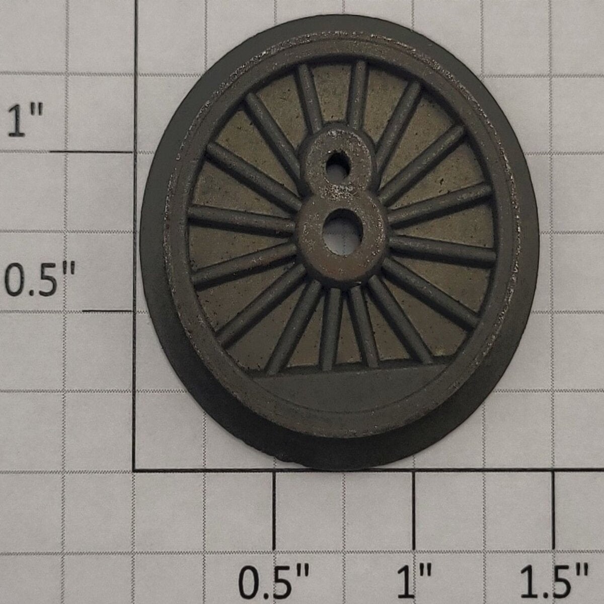 Lionel 18606-125 Black Diecast NYC 2-6-4 Steam Loco Plain End Wheel