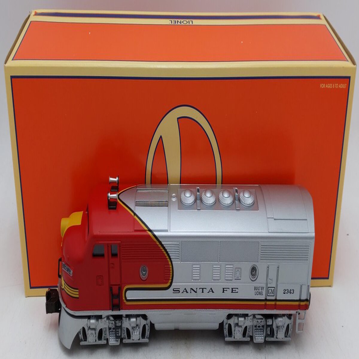Lionel 6-18128 O Gauge Santa Fe F-3 A Powered Diesel Locomotive #2343 EX/Box