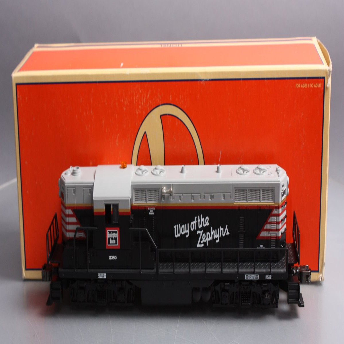 Lionel 6-18569 O Burlington Way of the Zephyrs GP-9 Diesel Locomotive #2380 LN/Box