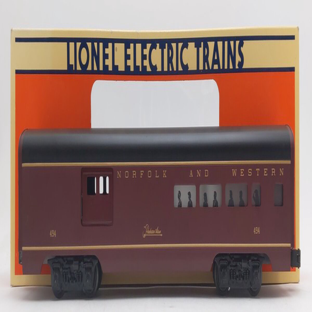 Lionel 6-19140 O Gauge Norfolk & Western Aluminum Combine Car #494 NIB