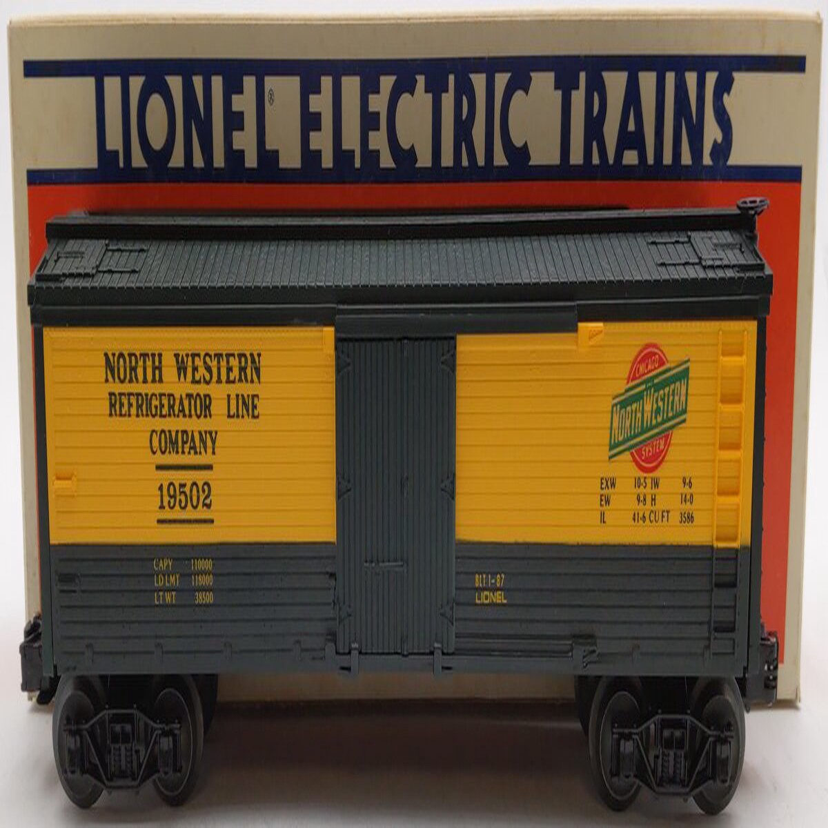 Lionel 6-19502 O Gauge Chicago North Western Woodside Reefer EX/Box