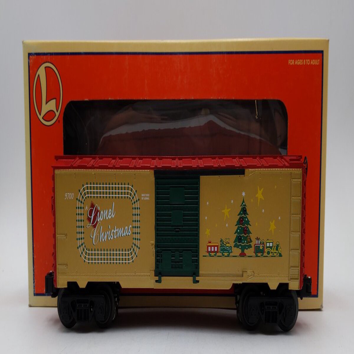 Lionel 6-26706 O Gauge Lighted Christmas Boxcar #9700 LN/Box