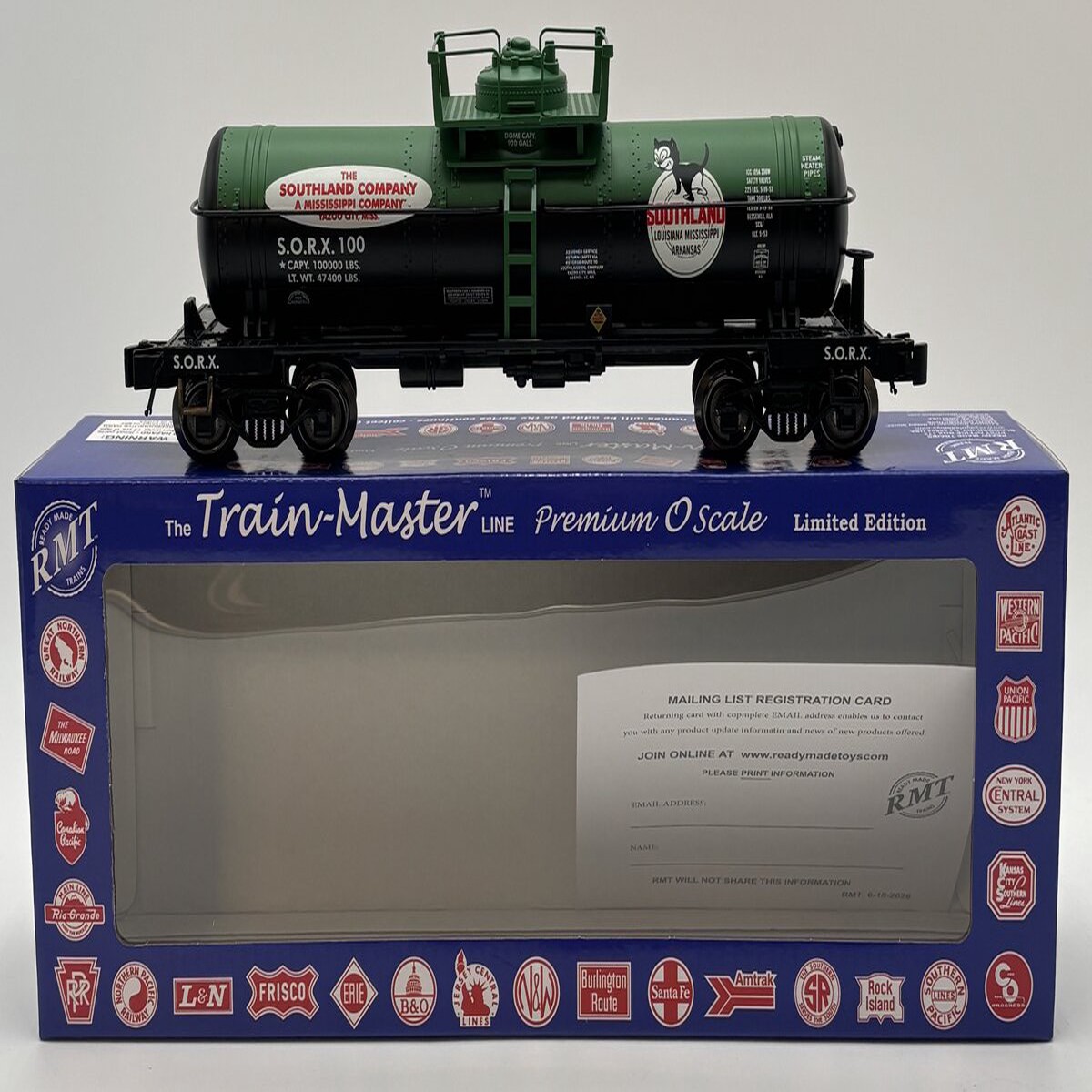 RMT 96899-191 O Gas & Oil Legends Southland Oil Tank Car - Trainz Exclusive