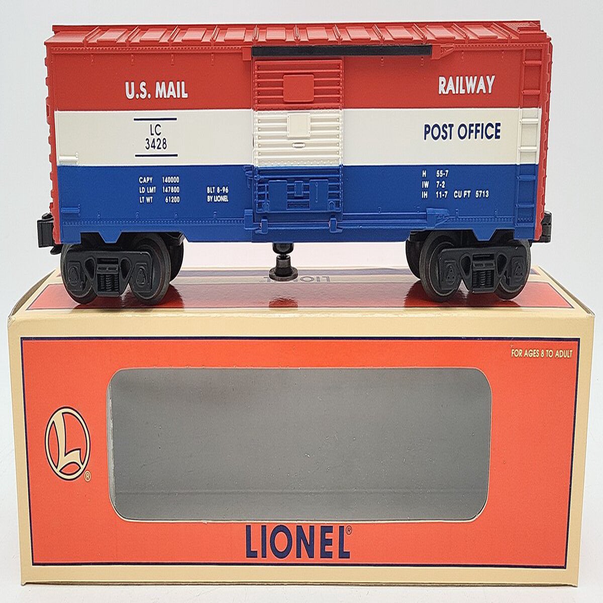 Lionel 6-19830 O Gauge US Mail Operating Boxcar EX/Box