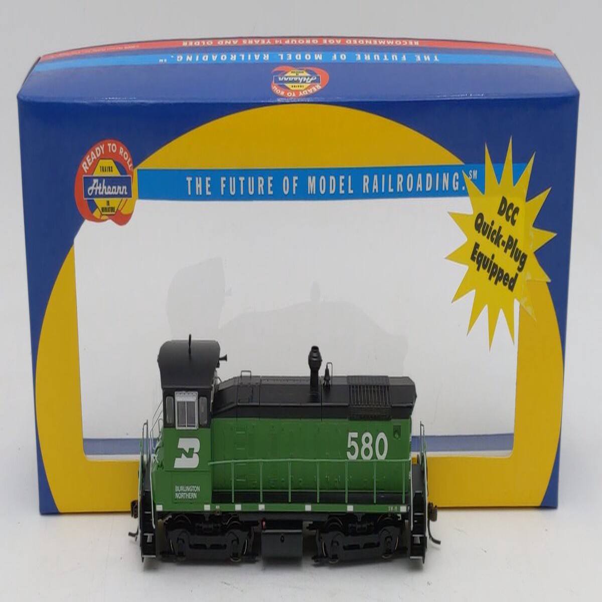Athearn 95804 HO Scale Burlington Northern SW1000 Diesel Locomotive #580 LN/Box