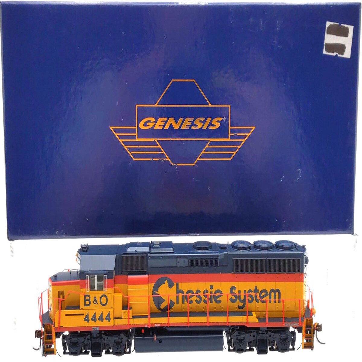 Athearn G40879 HO Chessie/B&O GP40-2 Diesel Locomotive #4444 w/DCC & Sound LN/Box