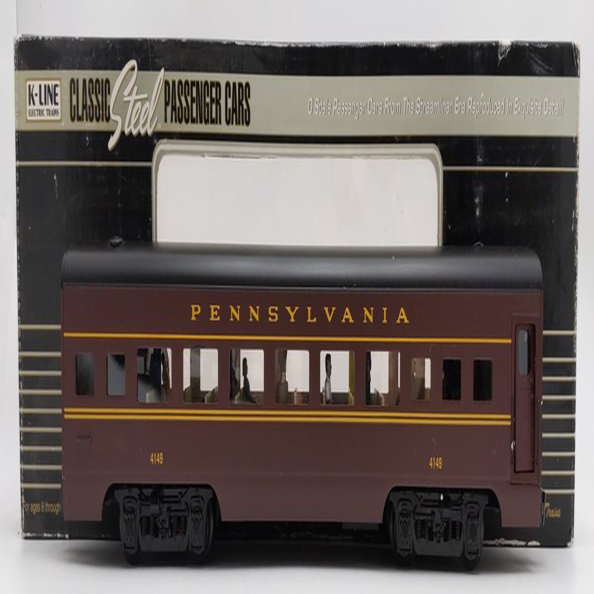 K-Line K4680-14149 O PRR Spirit of St. Louis 15" Aluminum Coach Car #4149 EX/Box