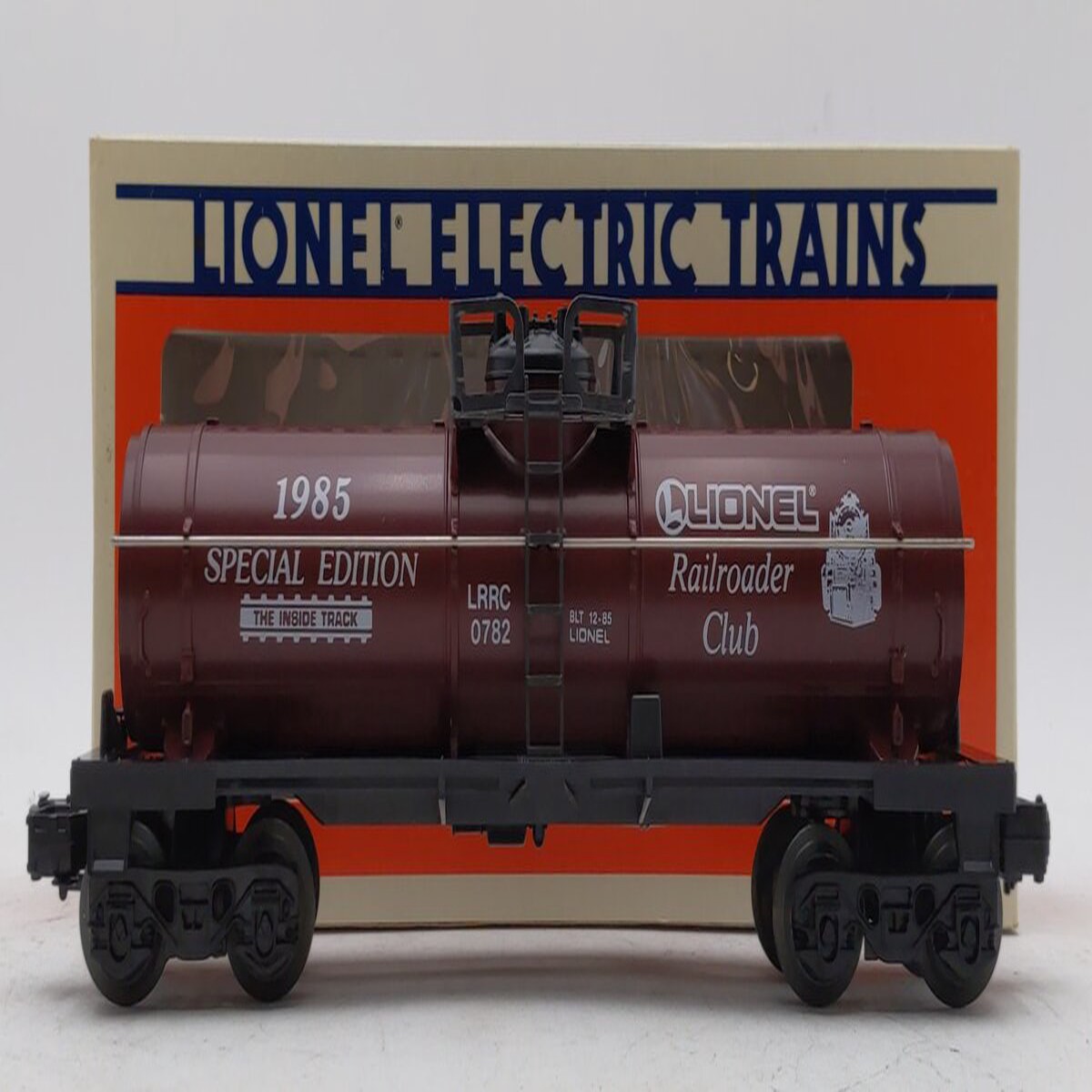 Lionel 6-0782 O Gauge LRRC 1985 Special Edition Single Dome Tank Car #0782 EX/Box
