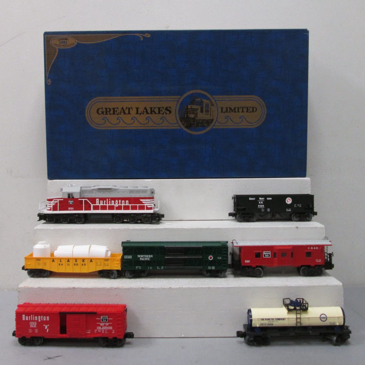 Lionel 6-1160 O Gauge Great Lakes Limited Diesel Locomotive & Freight Set EX/Box