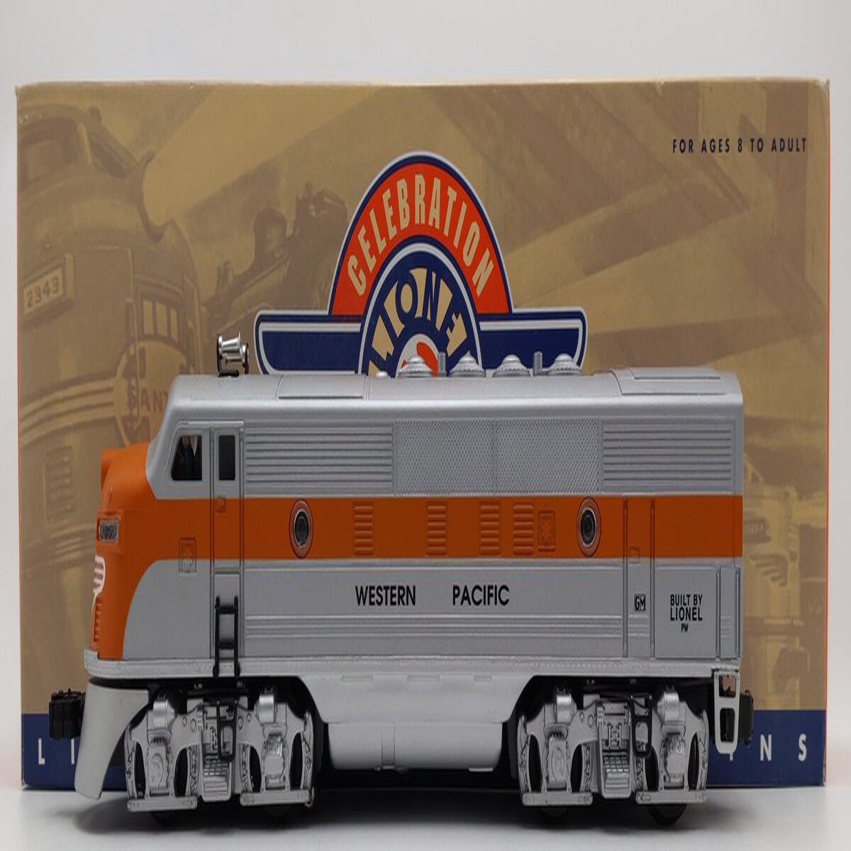 Lionel 6-18193 O PWC Western Pacific F-3 Non-Powered A Diesel Locomotive EX/Box