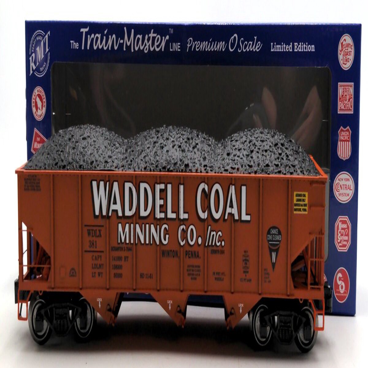 RMT 66286 O Waddell Coal 3-Bay Coal Hopper Car