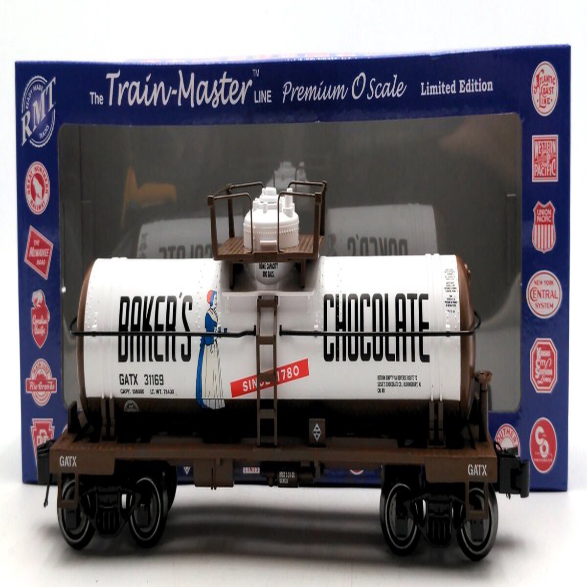 RMT 96899-112 Baker's Chocolate Single Dome Tank Car