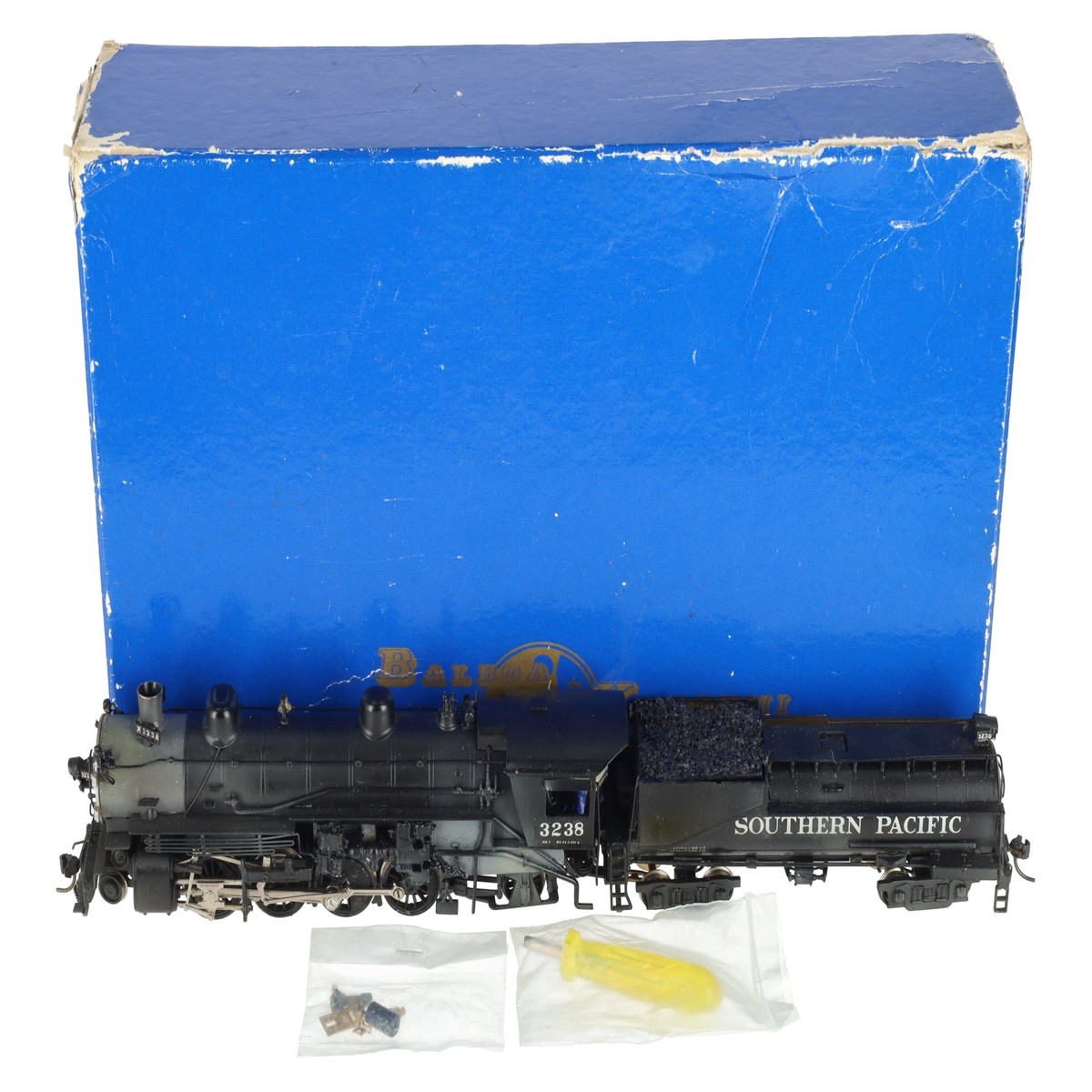 Balboa MK-5 HO Scale BRASS Southern Pacific Mikado 2-8-2 Steam Locomotive/Box