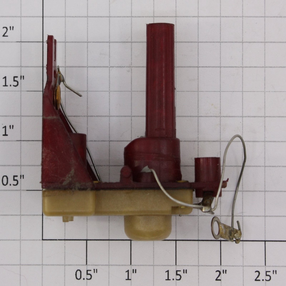Lionel 236-54X O Gauge Red Smoke Unit Base w/ 27 Ohm Resistor w/o Plunger