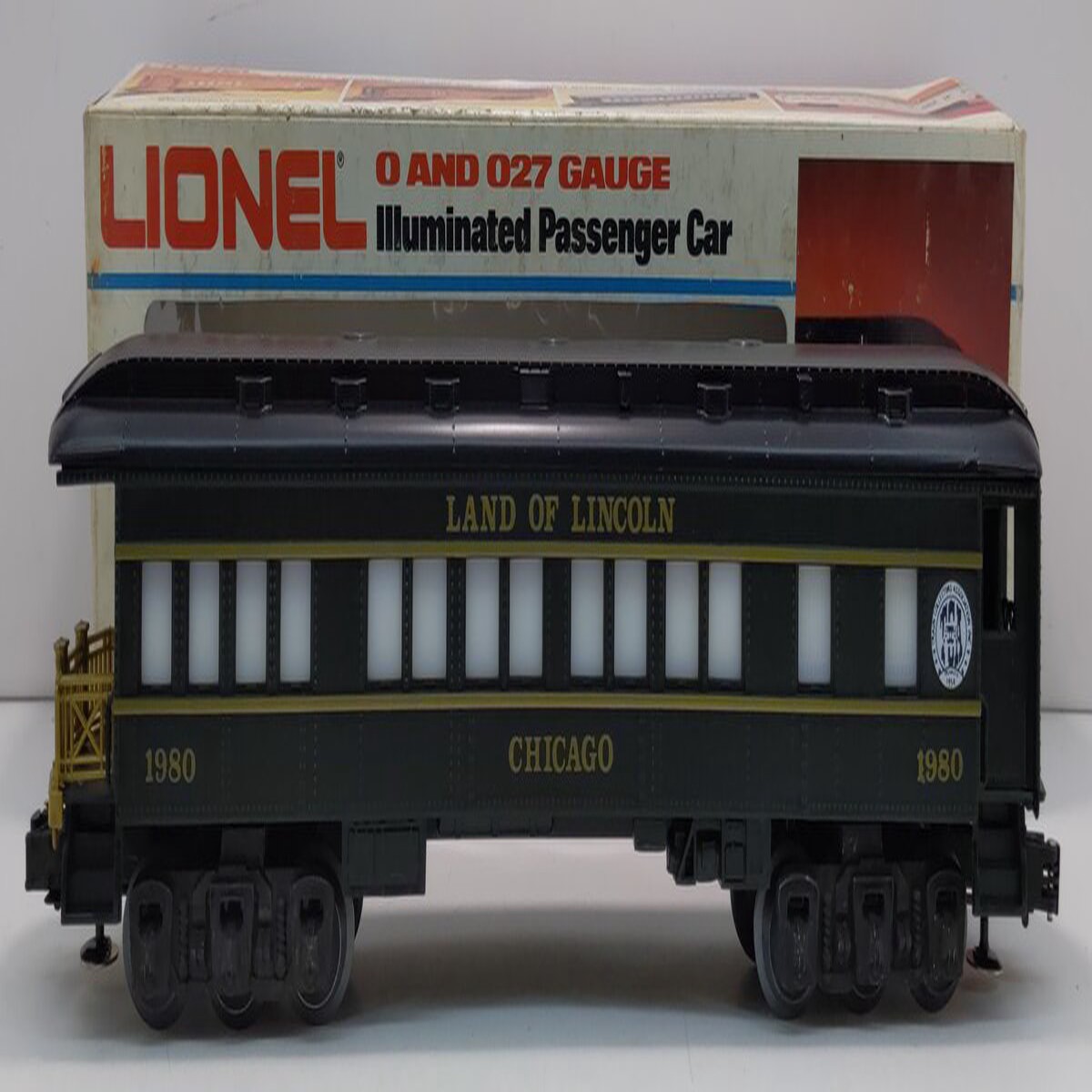 Lionel 6-9544 O Gauge TCA 1980 Land of Lincoln "Chicago" Observation Car LN/Box