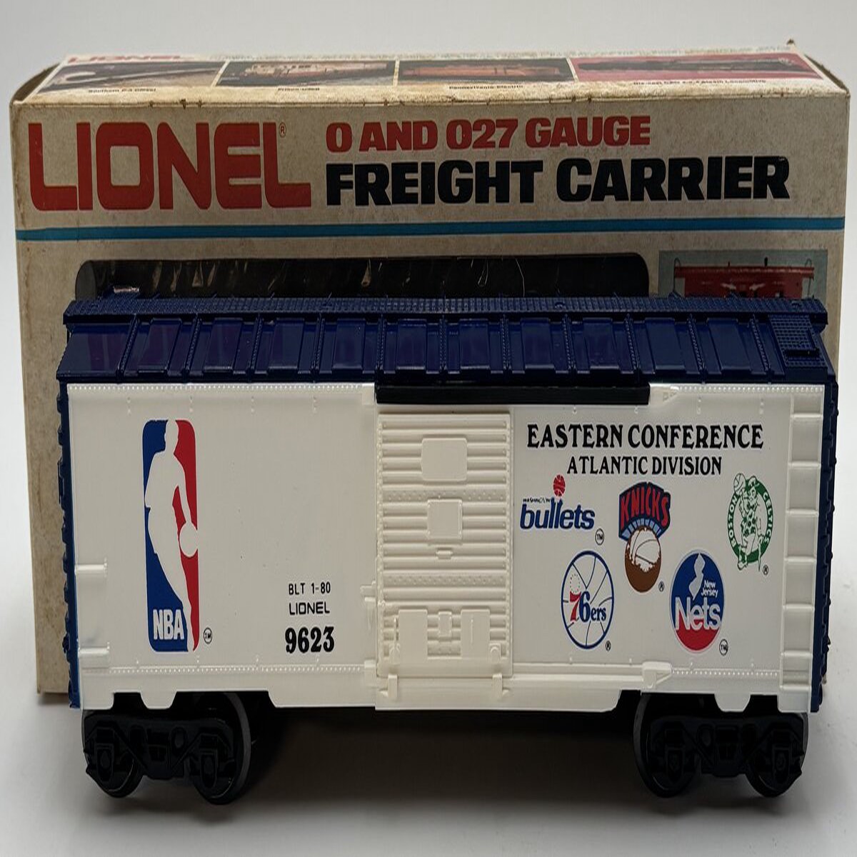 Lionel 6-9623 O Gauge NBA Eastern Boxcar EX/Box