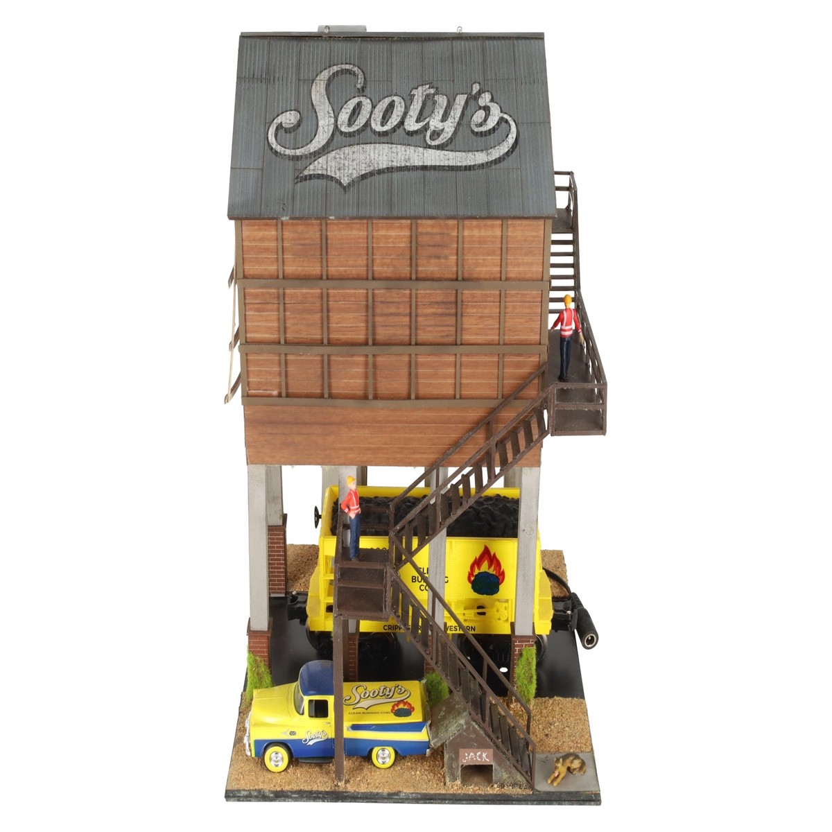 Menards 275-9271 O Scale Sooty's Coal Tipple VG