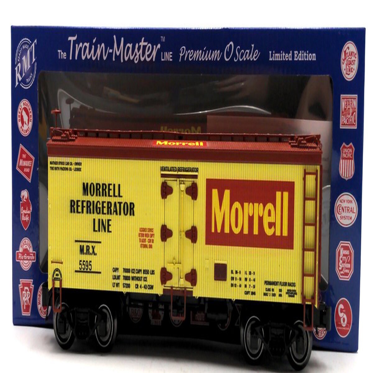 RMT 86199-167 O Morrell Meats Woodside Reefer Car
