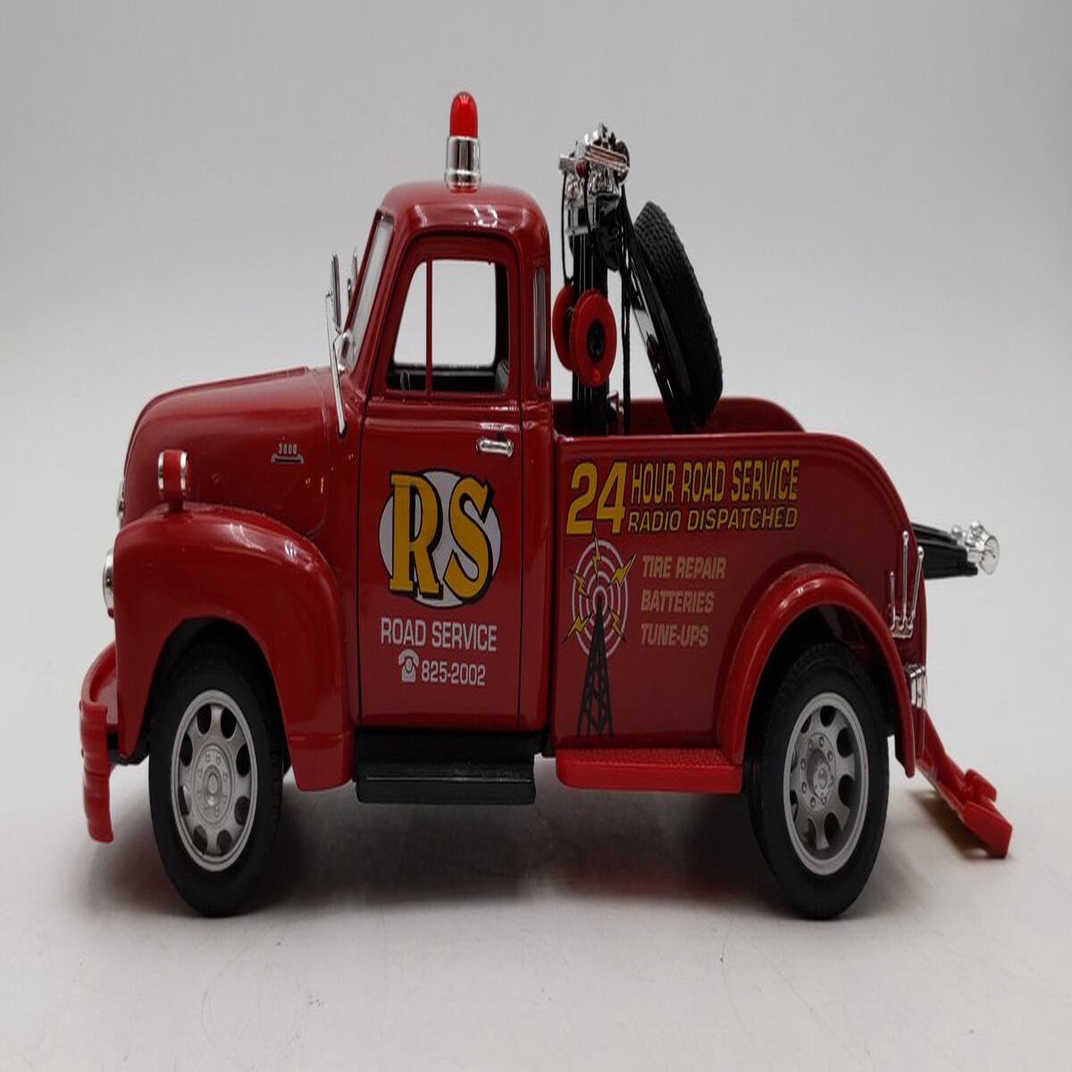 Welly Diecast 22086 1:24 Scale 1953 Chevy Tow Truck (Red) EX