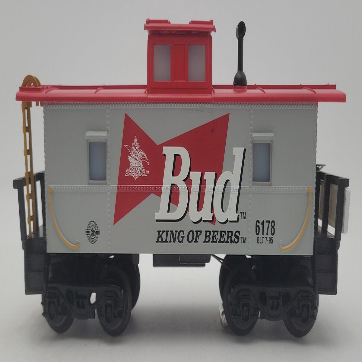 K-Line K6178 O Gauge Anheuser-Busch "King of Beers" Bud Caboose #6178 EX